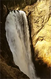 Wyoming Prints: Lower Yellowstone falls, in the Yellowstone National Park, Wyoming