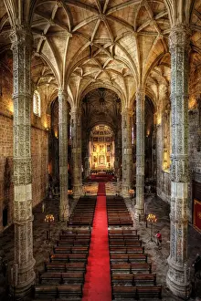 Unesco Prints: The Main Chapel In The Monastery of Saint Jerome (Jer'nimos Monastery)