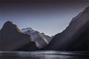 Fiordland National Park And Milford Sound, South Island Prints: The majestic view of milford sound in the Fiordland national park
