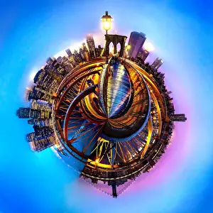 Manhattan spherical view