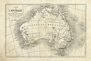 Map of Australia 1860