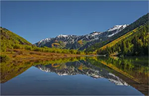 Colorado Prints: Maroon Bells, Colorado, south western United States of America