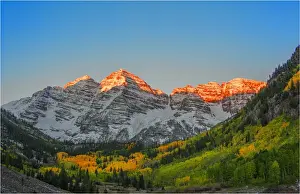 Colorado Prints: Maroon Bells, Colorado, south western United States of America
