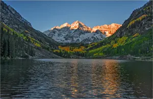 Colorado Prints: Maroon Bells, Colorado, south western United States of America
