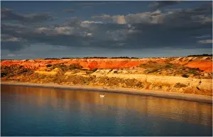Images Dated 22nd November 2010: Maslin beach at Dusk, Fleurieu Peninsula, Adelaide, South Australia