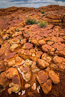 Dome Prints: Maze of weathered sandstone domes at Watarrka National Park