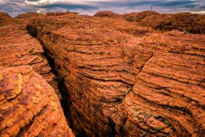 Dome Prints: Maze of weathered sandstone domes at Watarrka National Park
