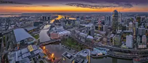 Melbourne city view, Victoria, Australia