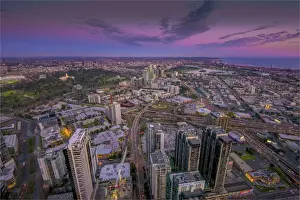 Melbourne city view, Victoria, Australia