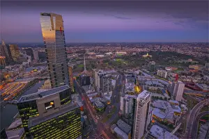 Melbourne city view, Victoria, Australia