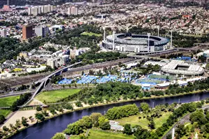 Melbourne Cricket Ground & Yarra River Parklands Aerial