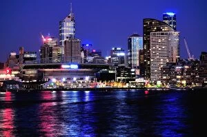 Images Dated 30th May 2014: Melbourne Docklands City Skyline by Night
