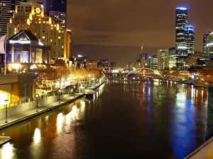 Yarra River Prints: Melbourne by night