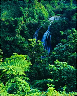 Efate Island Prints: Mele Mele waterfall, Island of Efate, Vanuatu