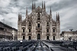 Catholicism Prints: Milan Cathedral, Milan, Italy