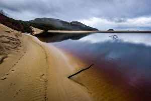 Images Dated 8th April 2016: Milford Creek at Prion Bay, South Coast track, Southwest Tasmania