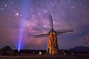 Images Dated 13th May 2018: The Milky Way Behind The Lily - Dutch Windmill - Stirling Ranges, Amelup - Western Australia