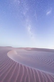 Milky Way over a sand dune. South Australia