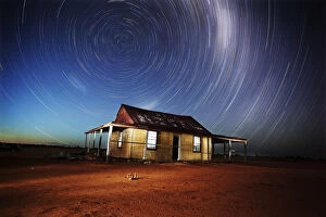 Images Dated 30th April 2014: Milky Way star trails in the outback