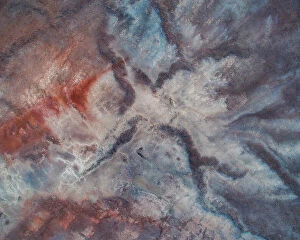 Images Dated 2nd August 2019: Mining textures as seen from above, New South Wales, Australia
