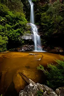 Katoomba Prints: Minnehaha falls at Katoomba