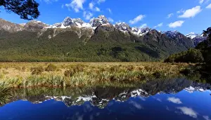 Mirror Lake mountain reflections