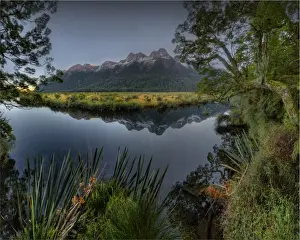 Images Dated 30th April 2014: Mirror lakes, South Island, New Zealand