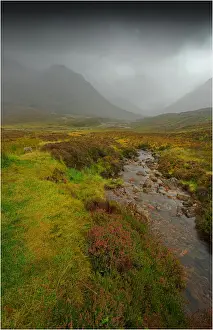 Misty morning at Glencoe, Western highland of Scotland