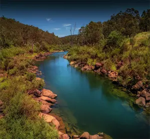 Ian Rolfe's Southern Lightscapes Prints: Mitta mitta river near Dartmouth