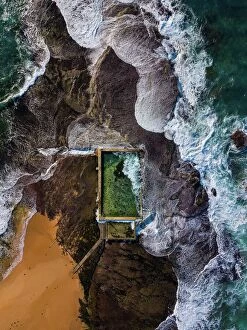Drone Aerial Views Collection: Mona Vale Rock Pool