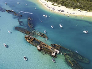 Ship Wrecks Around Australia Collection: Moreton Island Wrecks