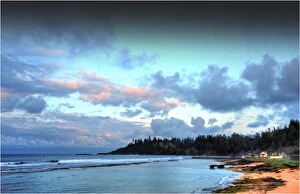 Images Dated 1st September 2011: Morning light after dawn along the Norfolk Island coast
