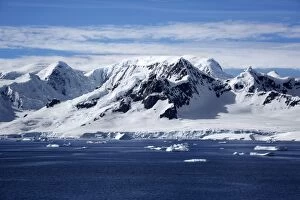 Images Dated 13th February 2016: Mountain Range Along Danco Coast, West Coast Of The Antarctic Peninsula