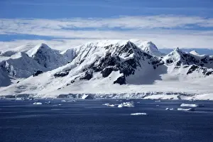 Still Prints: Mountain Range Along Danco Coast, West Coast Of The Antarctic Peninsula