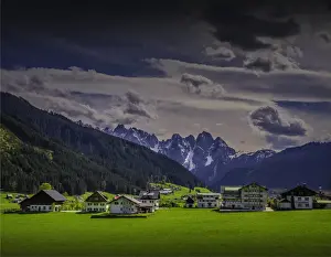 Images Dated 12th May 2017: A mountain village in the meadows of central Austria