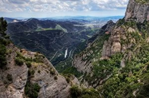 Images Dated 19th June 2013: The Mountains of Montserrat, Barcelona, Catalonia, Spain
