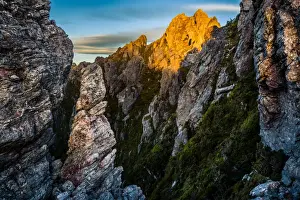 Arthurs Range Prints: mt. Hayes in Western Arthur Range, Southwest Tasmania