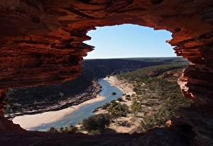 Murchison River through Natures Window- Kalbarri Murchison River through Natures Window- Kalbarri