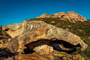 Mushroom rock at the base of Peak Charles