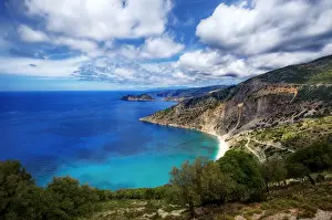 Myrtos Beach, Argostoli, Kefalonia Island, Greece