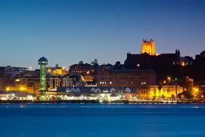 Newcastle at night