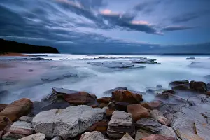 Night falls on Turimetta Beach