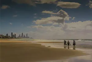 Nobbies beach, on the Gold coast of southern Queensland