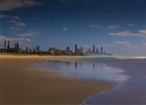 Gold Coast Prints: Nobbies beach, on the Gold coast of southern Queensland, Australia