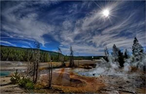 Images Dated 12th September 2013: Norris Basin, Yellowstone National Park, Wyoming, USA