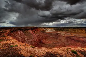 Julie Fletcher Prints: Ochre Pits in Oodnadatta Track, SA