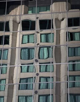 Images Dated 10th June 2014: Office building reflections