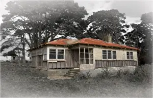 An old abandoned farmhouse near Yarra Creek in the rurals of King Island, Tasmania