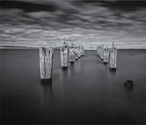 Images Dated 2nd April 2017: Old derelict pier at Lillies beach