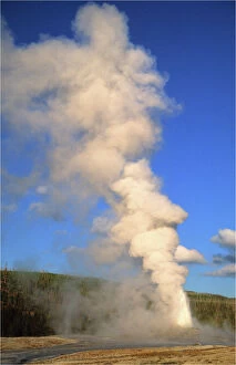 Images Dated 29th July 2013: Old faithful erupting, Yellowstone National Park, Wyoming, USA
